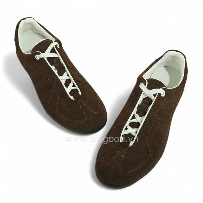 Giày thể thao nam da lộn cao cấp màu nâu - ZSK0120B - Hình ảnh 16