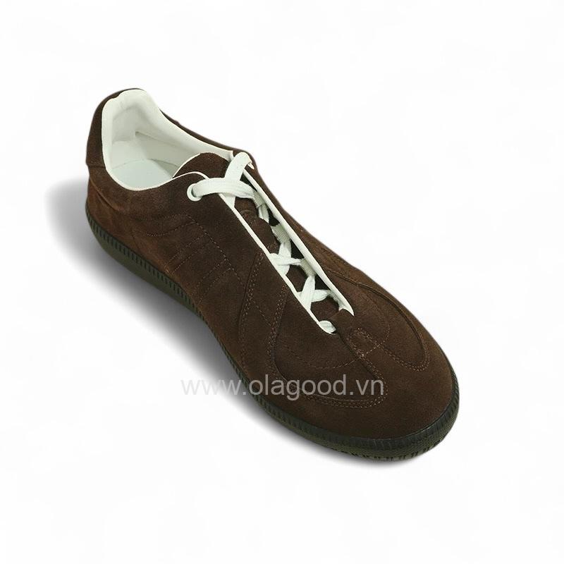 Giày thể thao nam da lộn cao cấp màu nâu - ZSK0120B - Hình ảnh 18