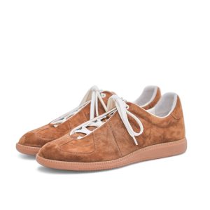 Giày thể thao nam da lộn cao cấp màu nâu - ZSK0120B