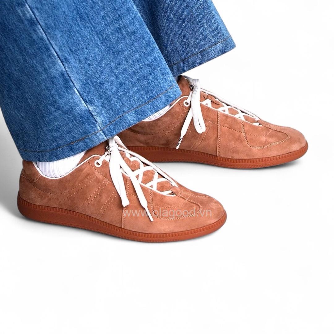 Giày thể thao nam da lộn cao cấp màu nâu - ZSK0120B - Hình ảnh 11