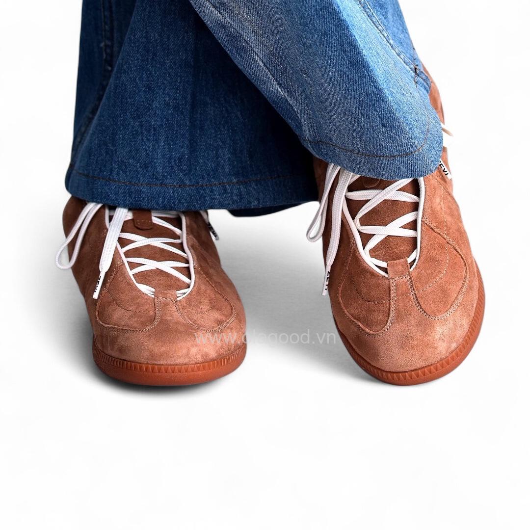 Giày thể thao nam da lộn cao cấp màu nâu - ZSK0120B - Hình ảnh 14