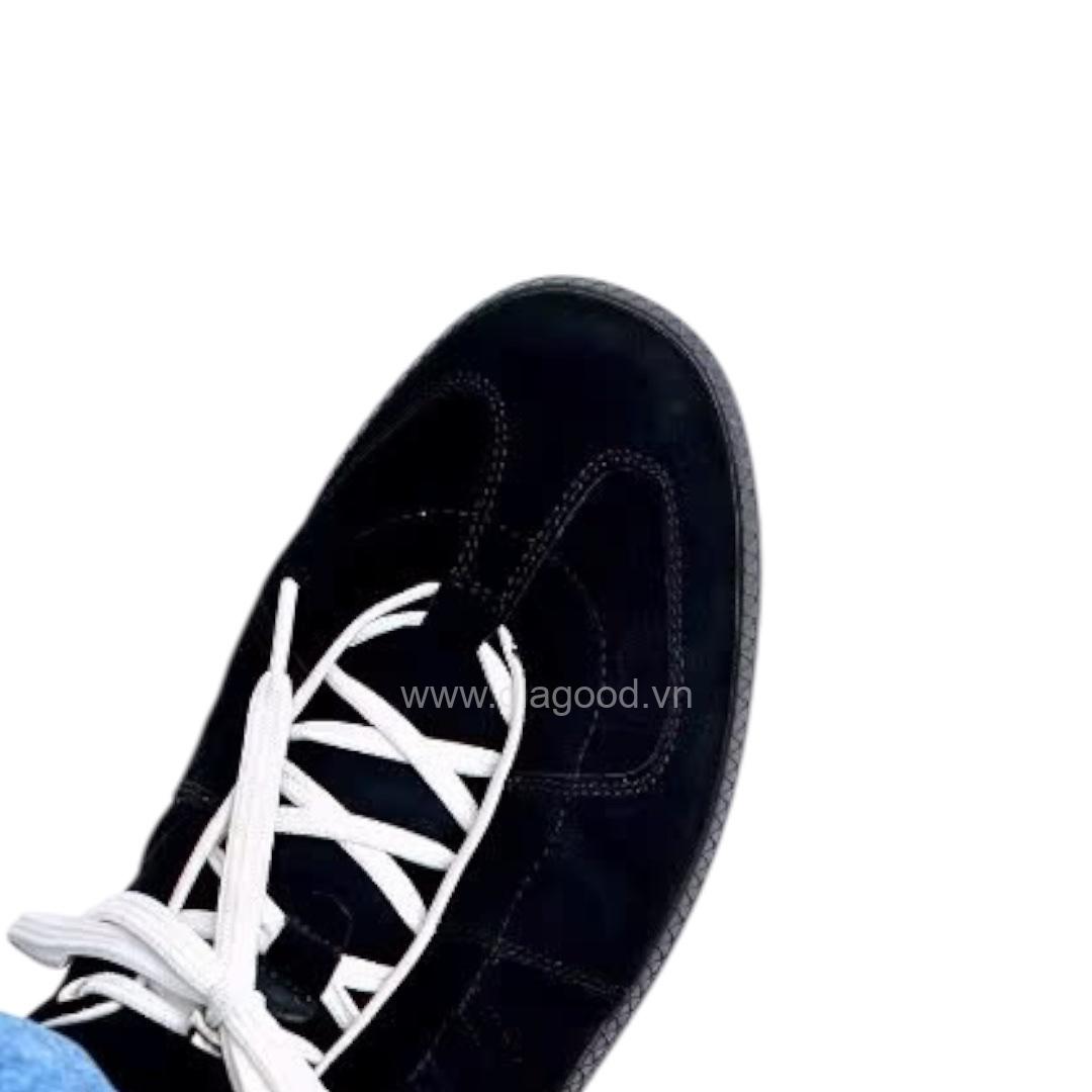 Giày thể thao nam da lộn cao cấp màu đen - ZSK0119B - Hình ảnh 9
