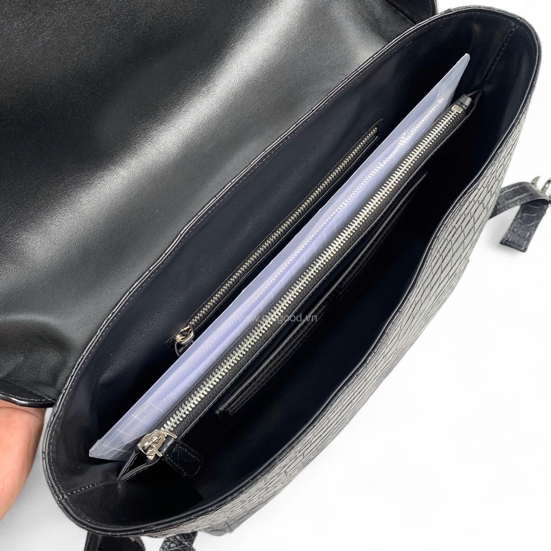 Túi đeo chéo Ipad da cá sấu nile - TCD015S - Hình ảnh 11