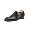 Giày Oxford Plain Toe Medallion da cá sấu nile cao cấp - Cấu trúc goodyear handmade - GOGY0137S