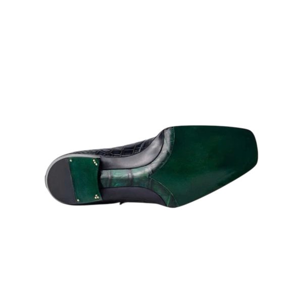 Giày derby da cá sấu nile - Cấu trúc norwegian handmade - GDNG0125S - Hình ảnh 6