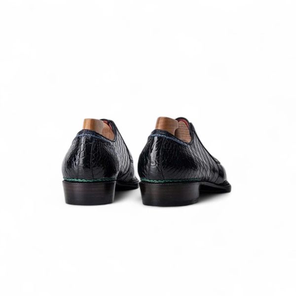 Giày derby da cá sấu nile - Cấu trúc norwegian handmade - GDNG0125S - Hình ảnh 5