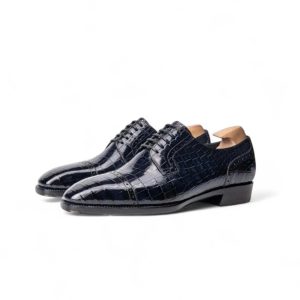 Giày derby da cá sấu nile - Goodyear handmade - GDGY0128S