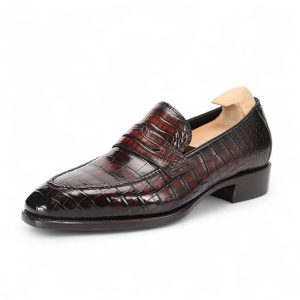 Giày loafer funny da cá sấu nile cao cấp - Cấu trúc goodyear handmade - GFGY0134S
