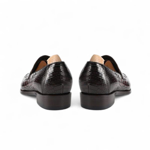 Giày loafer funny da cá sấu nile cao cấp - Cấu trúc goodyear handmade - GFGY0134S - Hình ảnh 10