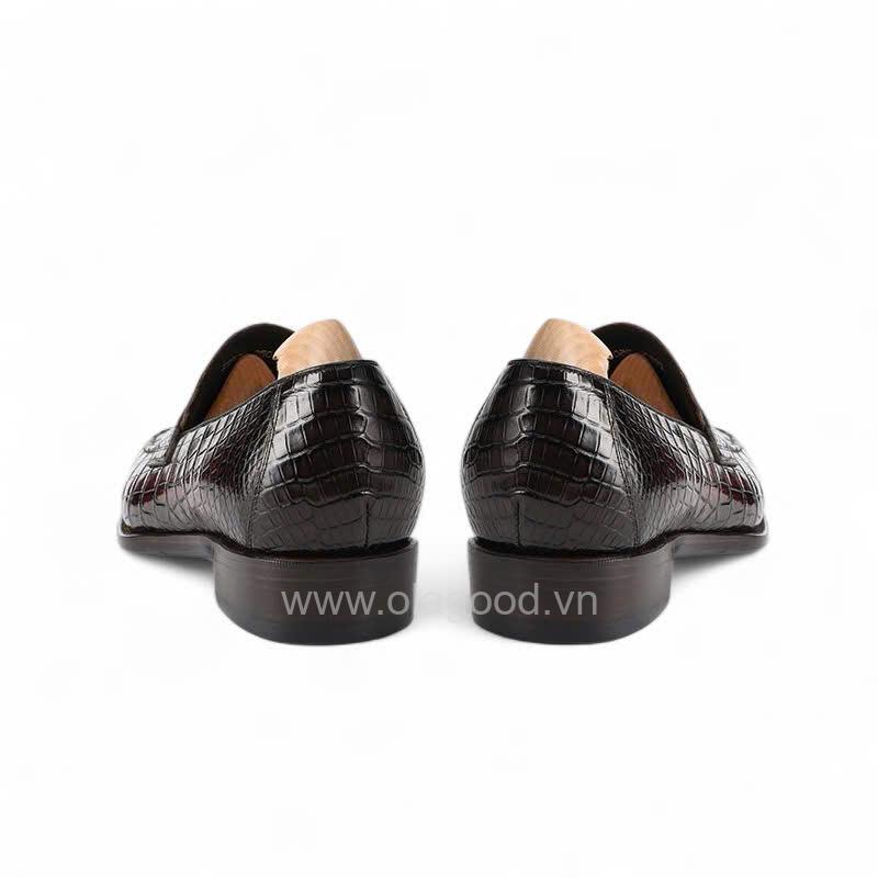 Giày loafer Penny da cá sấu nile cao cấp - Cấu trúc goodyear handmade - GPGY0134S - Hình ảnh 10