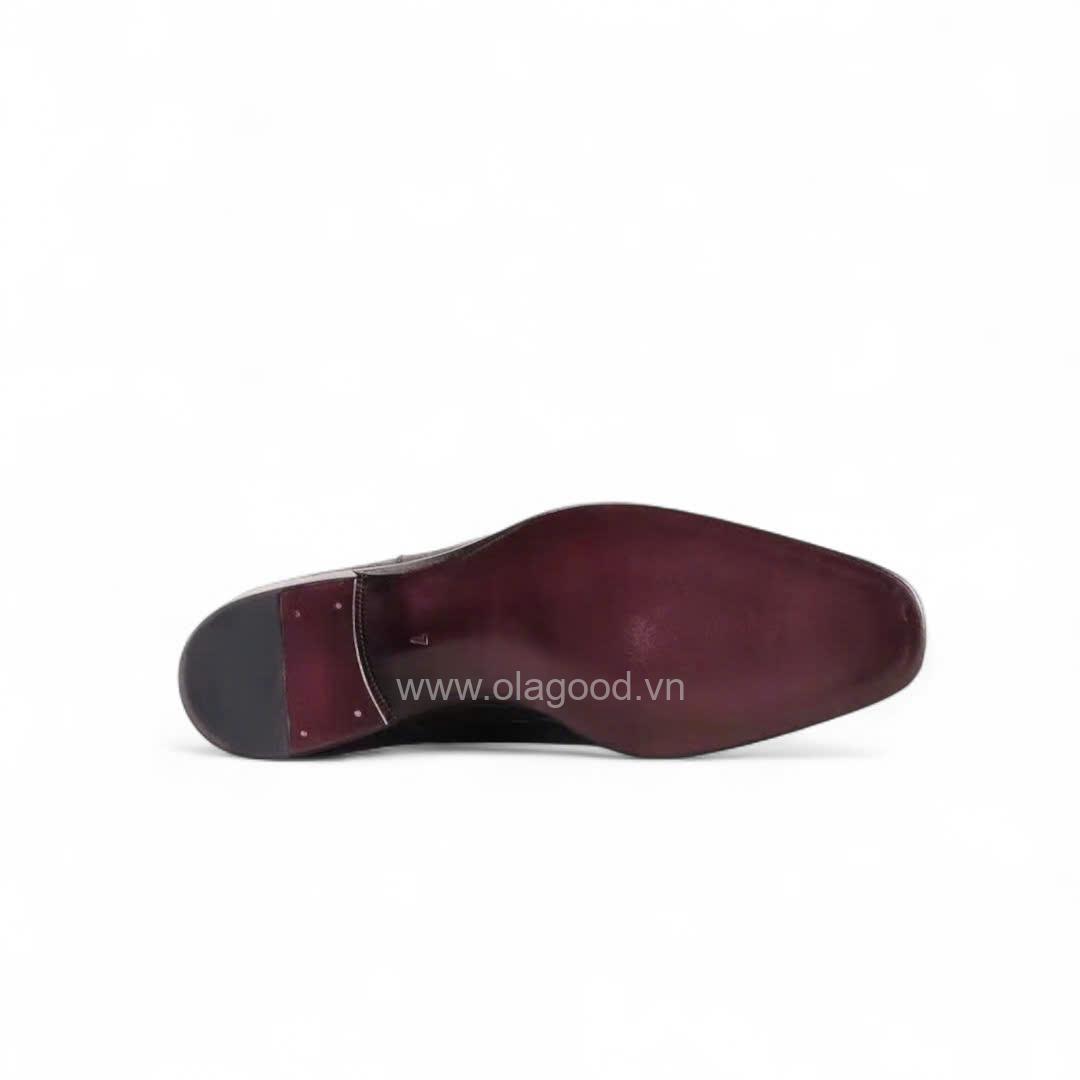 Giày loafer lazyman da cá sấu nile cao cấp - Cấu trúc goodyear handmade - GLLGY0143S - Hình ảnh 7