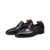 Giày loafer penny da cá sấu nile - Goodyear handmade, lên màu patina - GLPGY0146S