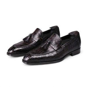 Giày loafer tessal da cá sấu nile cao cấp - Cấu trúc goodyear handmade - GLTGY0136S
