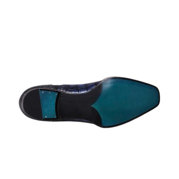 Giày Oxford Plain Toe Medallion Da Cá Sấu Nile Nhập Khẩu – Goodyear Handmade - GOGY0133S - Hình ảnh 6