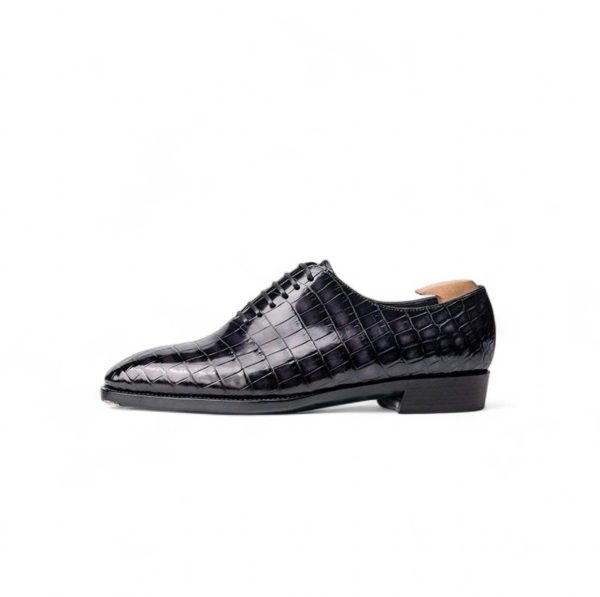 Giày oxford wholecut da cá sấu nile - Handmade goodyear - GWGY0129S - Hình ảnh 4