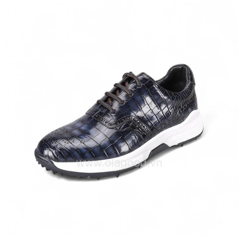Giày sneaker nam da cá sấu nile cao cấp - GTT0168S