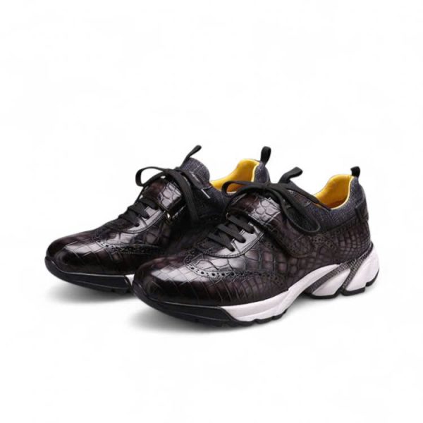 Giày thể thao da cá sấu nile cao cấp - Đế Vibram nhập khẩu - GTT0168S