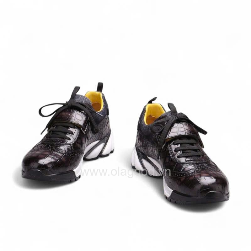 Giày thể thao da cá sấu nile cao cấp - Đế Vibram nhập khẩu - GTT0168S - Hình ảnh 4