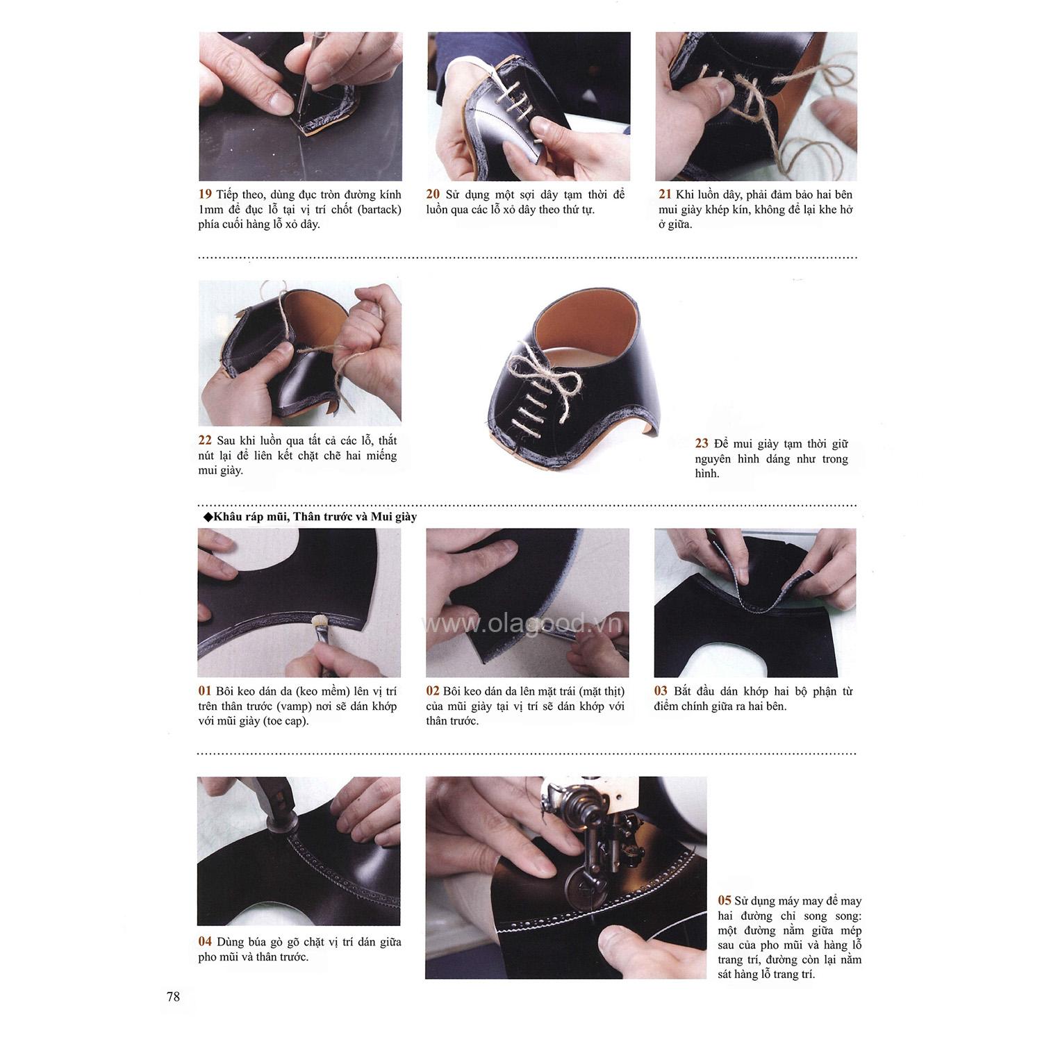 Sách dạy đóng giày da thủ công handmade - Giáo trình đóng giày da thủ công tự học tại nhà chi tiết từ A – Z - Hình ảnh 3