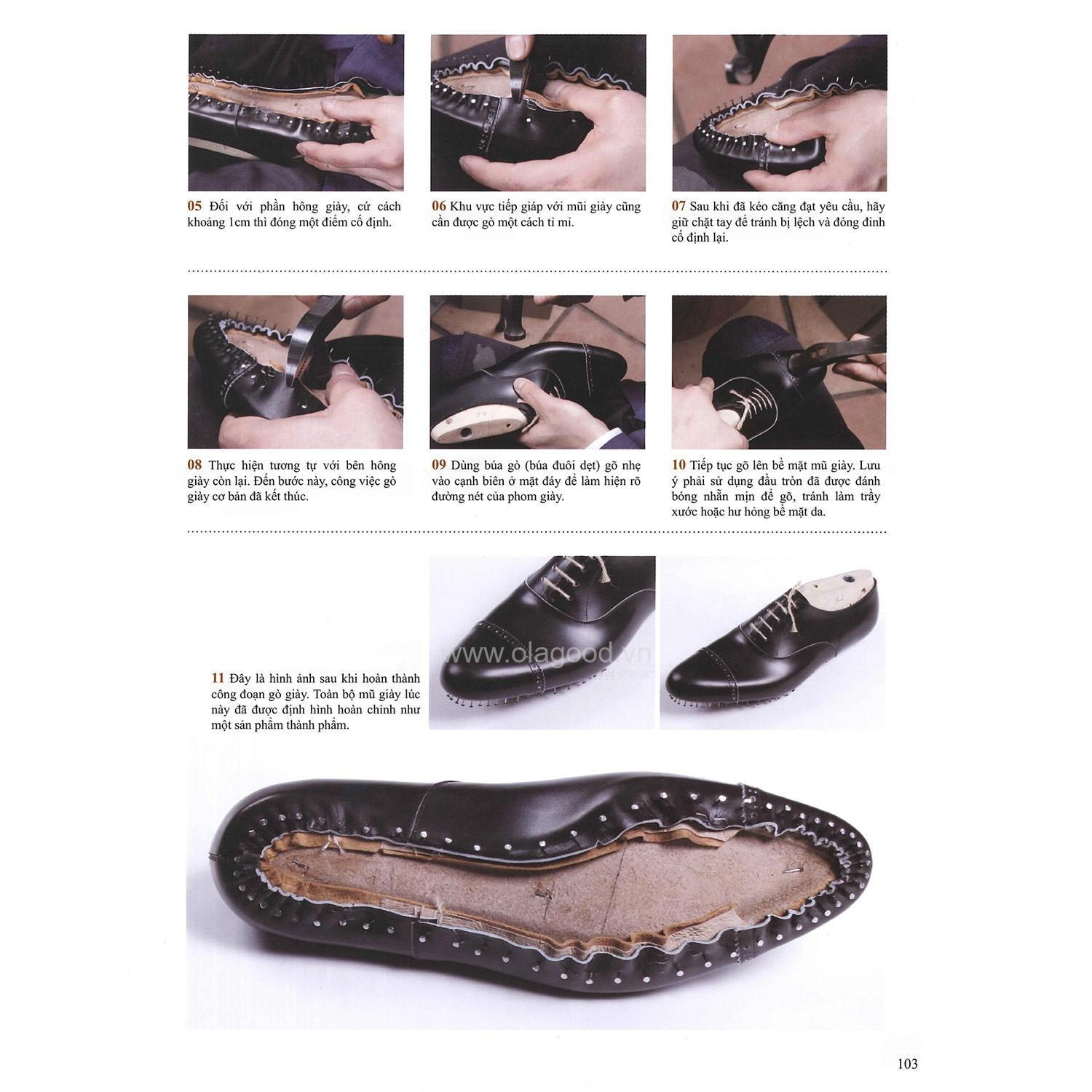 Sách dạy đóng giày da thủ công handmade - Giáo trình đóng giày da thủ công tự học tại nhà chi tiết từ A – Z - Hình ảnh 7