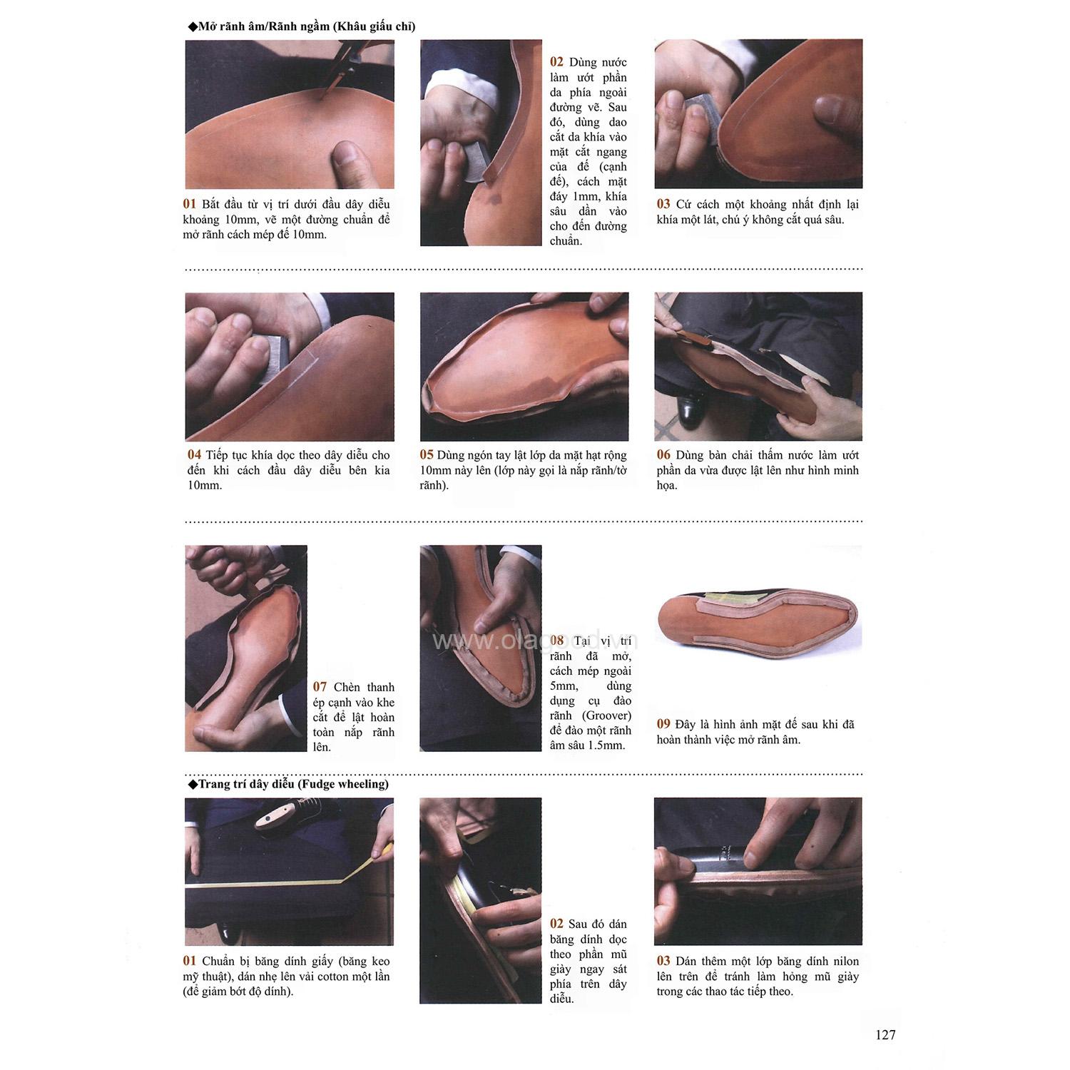 Sách dạy đóng giày da thủ công handmade - Giáo trình đóng giày da thủ công tự học tại nhà chi tiết từ A – Z - Hình ảnh 15