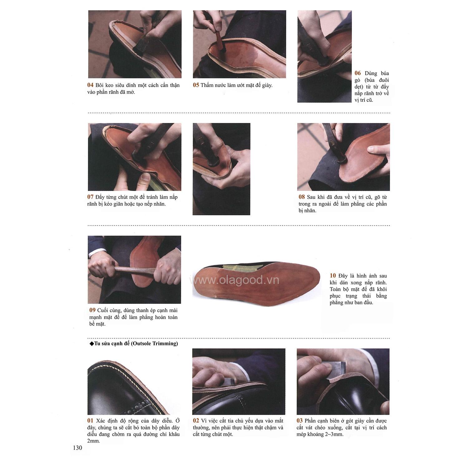 Sách dạy đóng giày da thủ công handmade - Giáo trình đóng giày da thủ công tự học tại nhà chi tiết từ A – Z - Hình ảnh 17