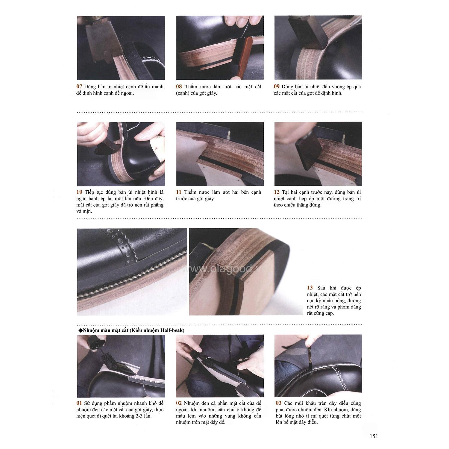 Sách dạy đóng giày da thủ công handmade - Giáo trình đóng giày da thủ công tự học tại nhà chi tiết từ A – Z - Hình ảnh 22