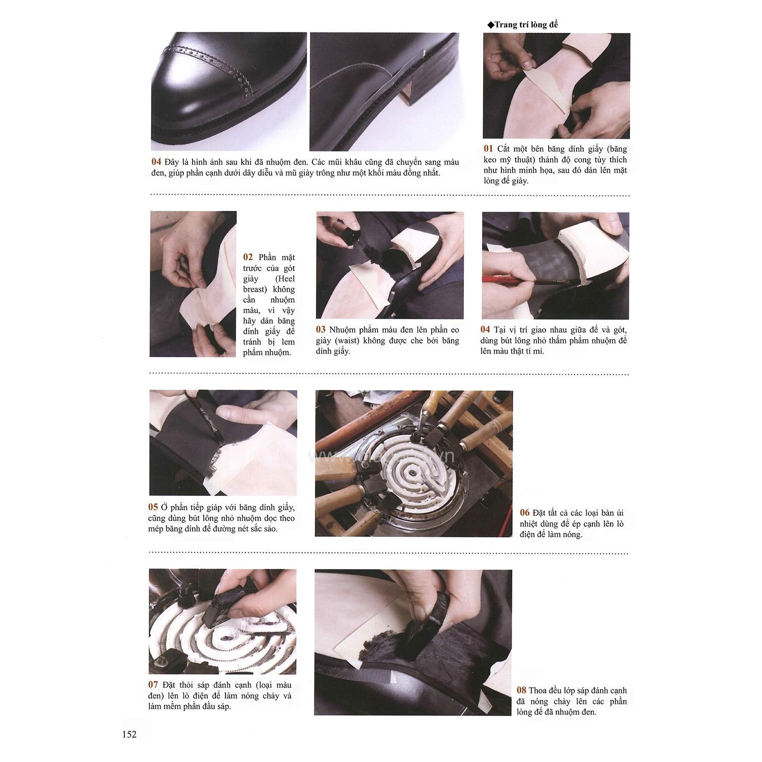 Sách dạy đóng giày da thủ công handmade - Giáo trình đóng giày da thủ công tự học tại nhà chi tiết từ A – Z - Hình ảnh 23