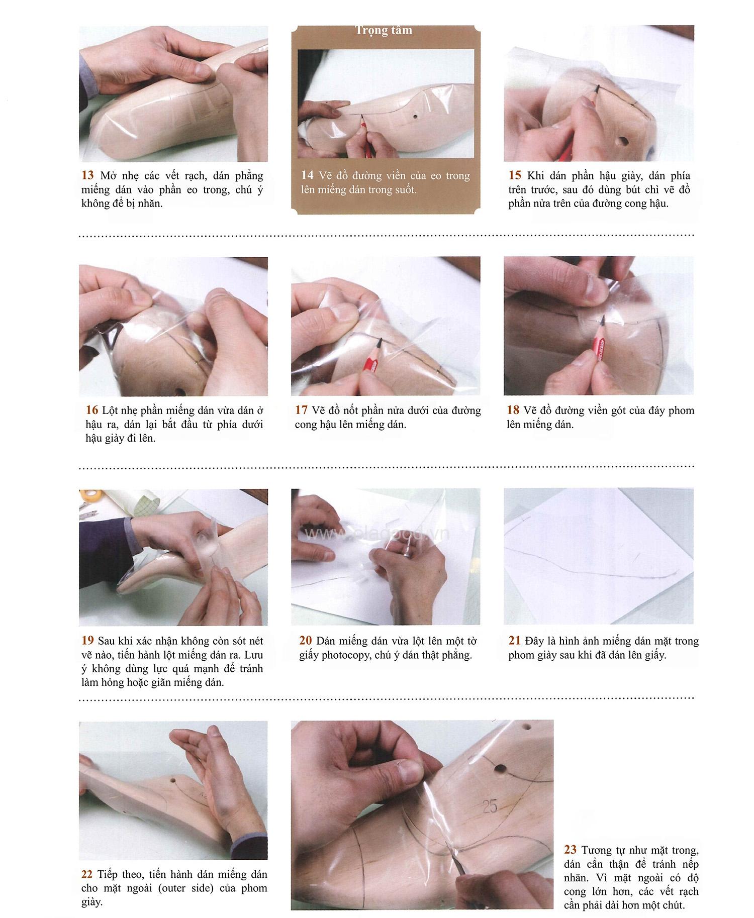 Sách dạy đóng giày da thủ công handmade - Giáo trình đóng giày da thủ công tự học tại nhà chi tiết từ A – Z - Hình ảnh 7