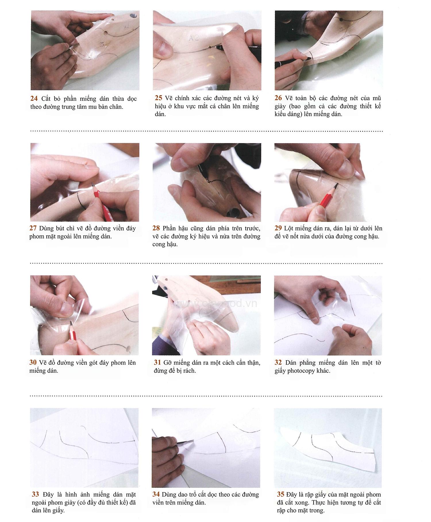 Sách dạy đóng giày da thủ công handmade - Giáo trình đóng giày da thủ công tự học tại nhà chi tiết từ A – Z - Hình ảnh 8