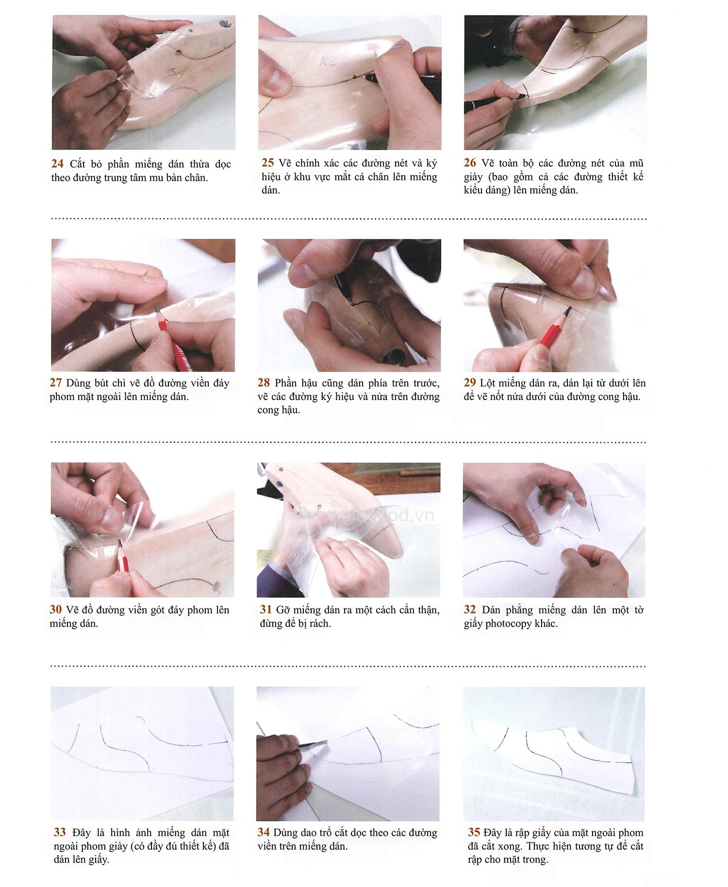 Sách dạy đóng giày da thủ công handmade - Giáo trình đóng giày da thủ công tự học tại nhà chi tiết từ A – Z - Hình ảnh 9