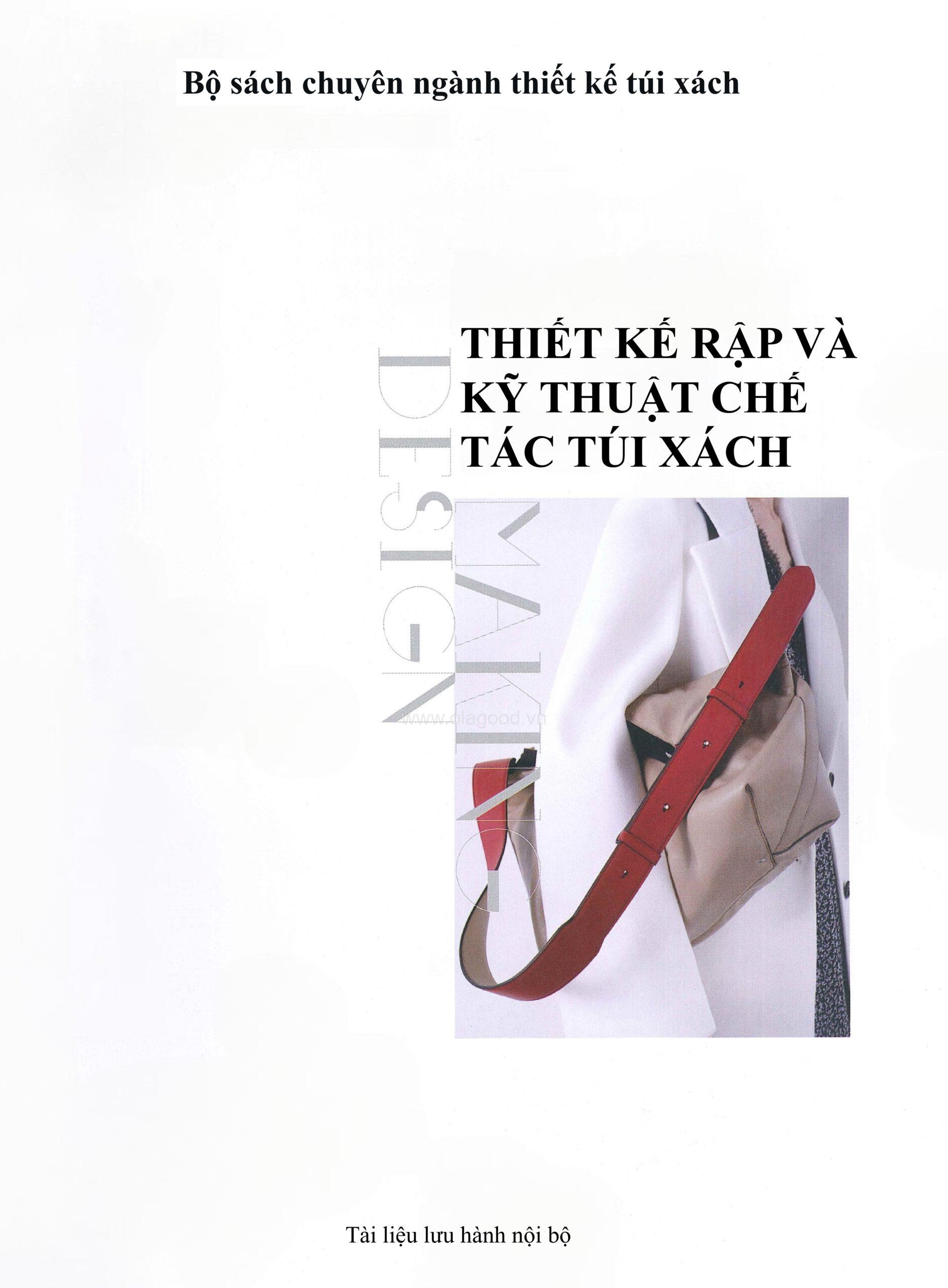 Sách Thiết kế dập và chế tác túi xách: Cẩm nang toàn diện từ A-Z